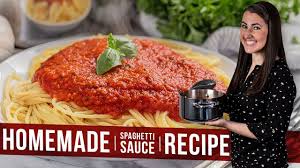 homemade spaghetti sauce recipe you