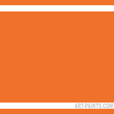 Dark Orange Artist Acrylic Paints