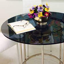 round glass table tops round glass table