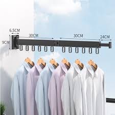 Folding Clothes Hanger Wall Mount
