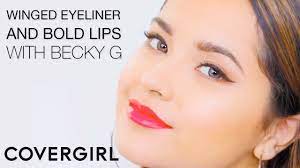 becky g makeup tutorial winged