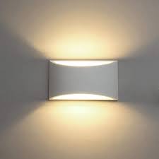 Amazon Com Modern Led Wall Sconce Lighting Fixture Lamps 7w Warm White 2700k Up And Down Indoor Plaster Wall Lamps For Living Room Bedroom Hallway Home Room Decor With G9 Bulbs Not Plug Home
