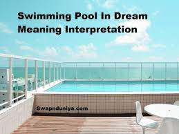 swimming pool in dream meaning
