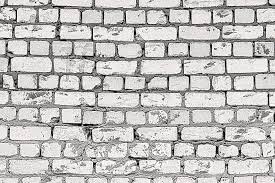 Damaged White Brick Wall Texture