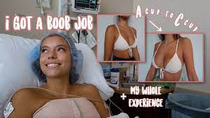 I got a BOOB JOB *Vlog* my experience, cost + 3 month updates!! - YouTube