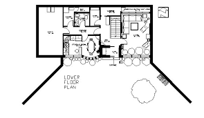 earth sheltered pive home plan