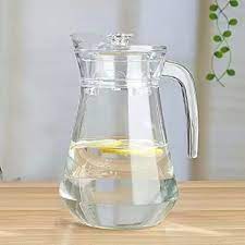 Round Glass Water Jug Storing Capacity