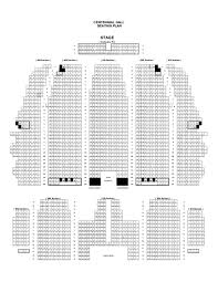 Centennial Hall Seating