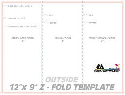 Z Fold Brochure Template Indesign 5 Fold Brochure Template Custom
