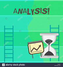 Writing Note Showing Analysis Business Concept For