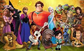 Disney.Pixar.DreamWorks Wallpaper 2 | Cartoon crossovers, Disney villains  art, Disney crossover