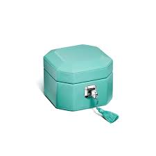 tiffany facets small jewellery box in