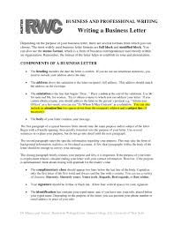 business formal letter 8 exles