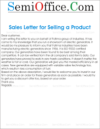 Sales Letter For Selling Something To New Customer
