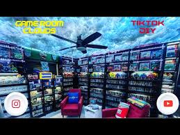 ceiling clouds in the gameroom leds