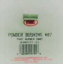 Details About Mec Powder Bushing 07 Mec Part 5007 Never Used Look Here First
