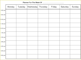 Template Hour Weekly Schedule Template 7 Day A Week 24 24 Hour Day