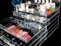 most por clear acrylic makeup