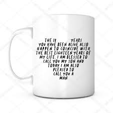 So loosen up and live life to the fullest, let these years be your life's happy 18th birthday. 18 Years Old Son Birthday 18th Birthday Coffee Mug For Boy Son Birthday Gift From Mom