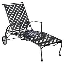 Homefun chaise outdoor aluminum wheels lounges chair adjustable reclining patio furniture compare with similar items. Woodard Maddox Wrought Iron Adjustable Chaise Lounge With Cushion 7f0070