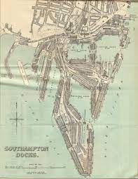 plan of southampton docks 1930