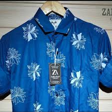 Shop zara men's pants at up to 70% off! Zara Man Men S Printed Shirt Blue Nearshop