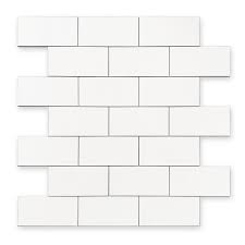 Decorative peel n' stick backsplash tiles instantly give your kitchen an expensive looking makeover at a mere fraction of the cost, and can be done without assistance! Dip Design Is Personal Dip White Subway Tile 12 In X 12 In Self Adhesive Pvc Backsplash Mskl K1b The Home Depot Stick On Tiles Peel N Stick Backsplash Peel Stick Backsplash