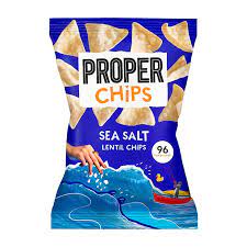 Cut into the shape of. Properchips Sea Salt Lentil Chips Holland Barrett The Uk S Leading Health Retailer