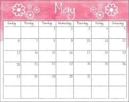 May 2018 Personalized Desk Calendar Free Calendar Template