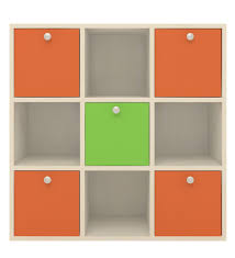 milano book shelf in orange colour