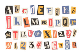 cut out letters images free