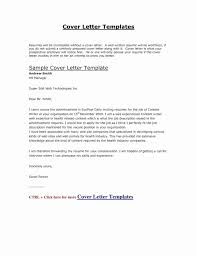 Non Profit Donation Letter Template Best Of Cover Letters For Non