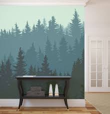 Forest Wall Mural Ideas For Living Room Bedroom Murals