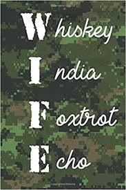 Not to be confused with international phonetic alphabet. Wife Whiskey India Foxtrot Echo Cadpat Notebook Phonetic Alphabet Army Wife 150 Page Lined Notebook Operation Notebook 9781546410096 Amazon Com Books