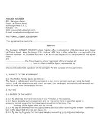 12 travel agency agreement templates pdf