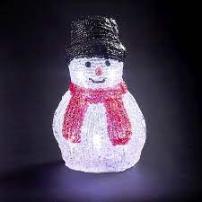 Light Up Snowman Led At Qd