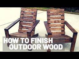finish and protect outdoor furniture