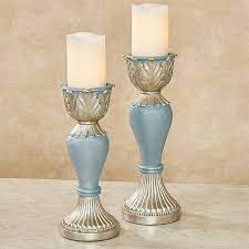 painted candle stick holders