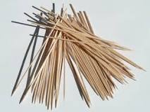 What are metal skewers used for?