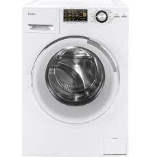 Washer dryer combos are becoming more and more popular. 24 2 0 Cu Ft Front Load Washer Dryer Combo Hlc1700axw Haier Appliances