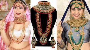 bridal jewellery necklace sets meesho