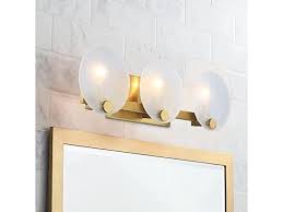 Motini 3 Light Gold Wall Sconce Brushed