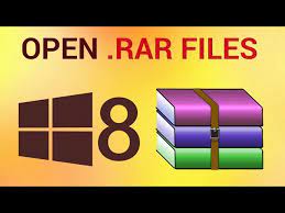 how to open rar files in windows 8