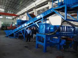 tire shredders and recycling equipment