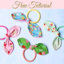 Free printable hair bow pattern. Diy Felt Bow With Free Printable Pattern Treasurie
