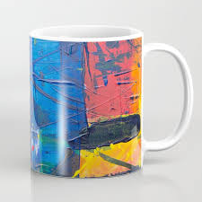 artistic paint coffee mug by vogia art