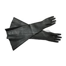 sandblasting gloves smooth latex 80 cm