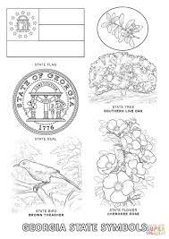 475x480 coast live oak coloring page free printable coloring pages. Georgia State Symbols Coloring Page Free Printable Coloring Pages Coloring Home