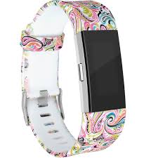 Redtaro Replacement Bands Compatible With Fitbit Charge 2 Fitbit Charge 2 Accessories Wristbands With Special Floral Edition
