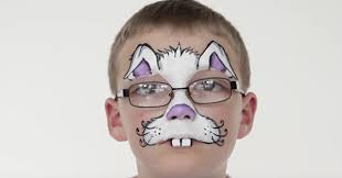 diy easter bunny face paint tutorial